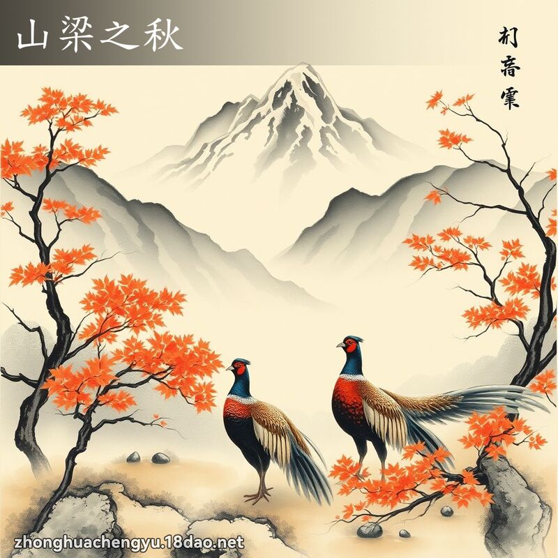 山梁之秋 配图