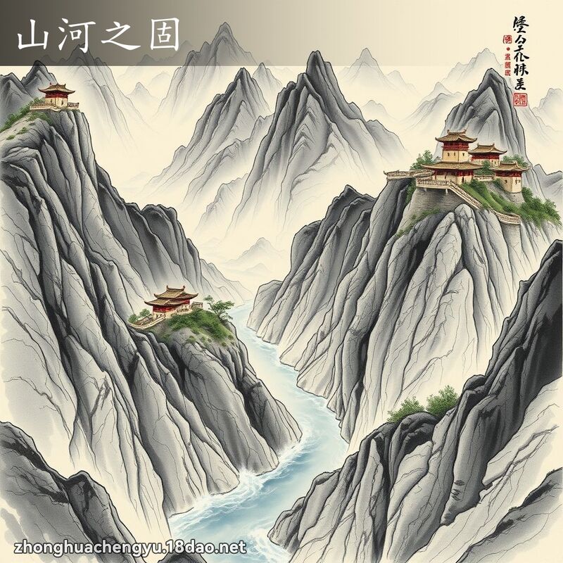 山河之固 配图