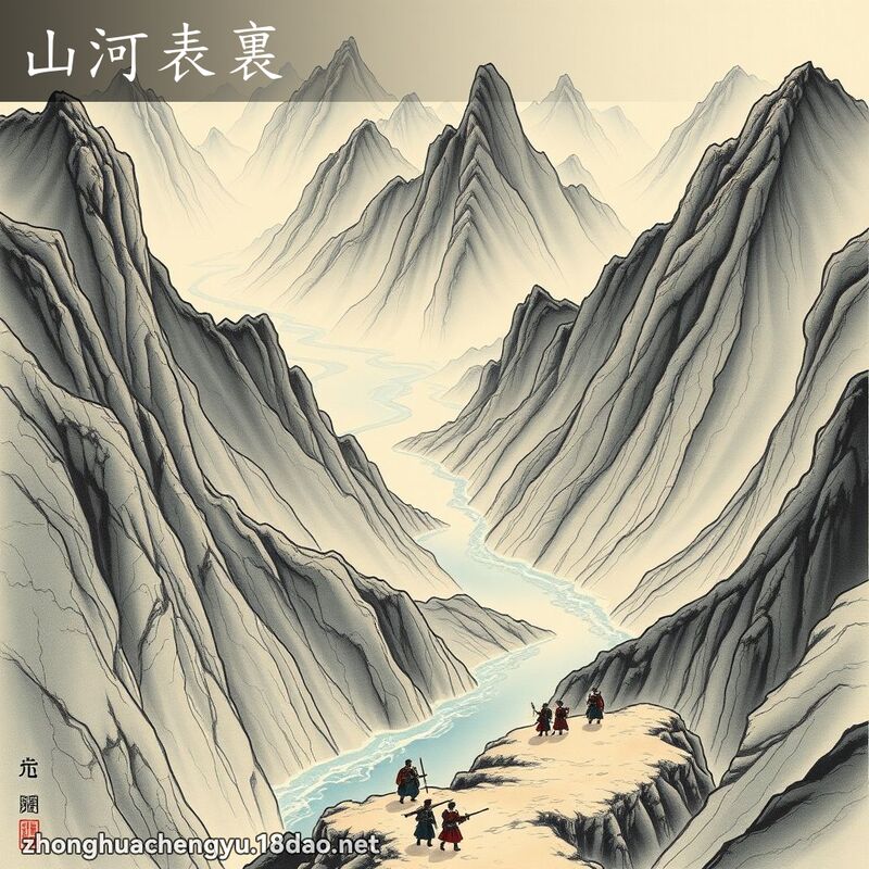 山河表裏 - 中華成語配圖