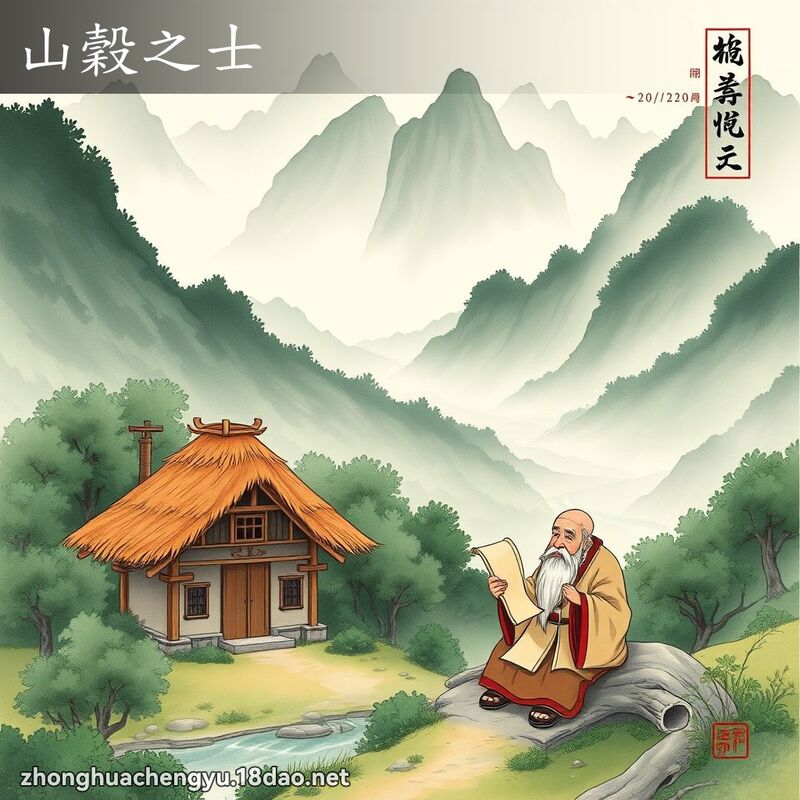 山穀之士 配图