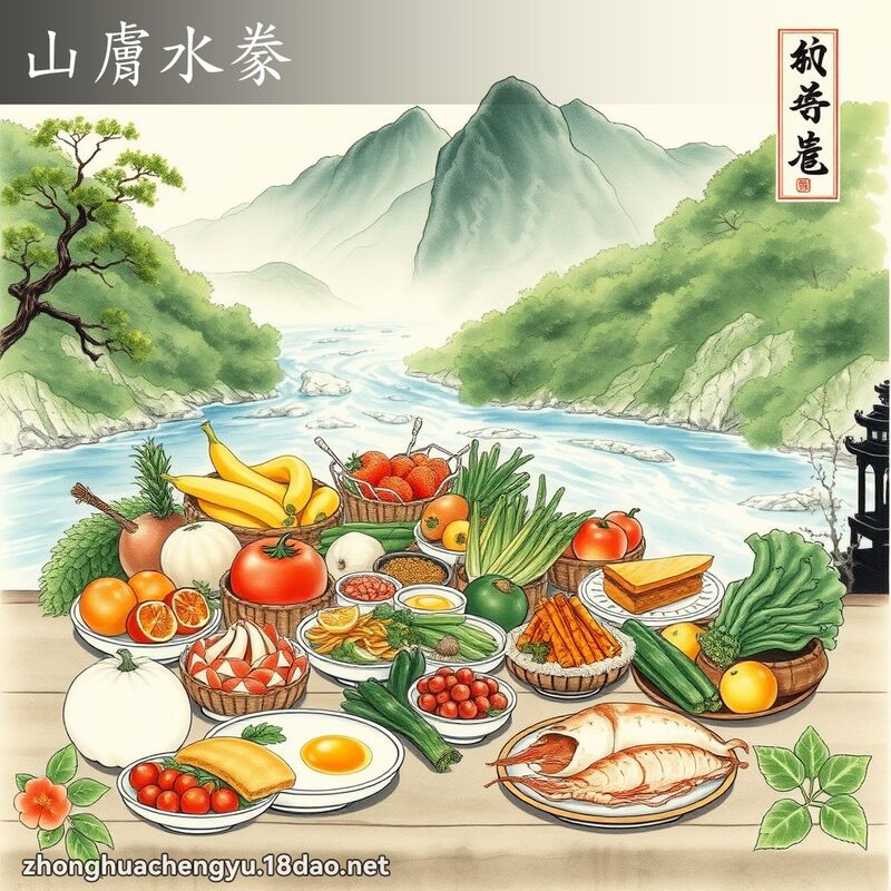 山膚水豢 配图
