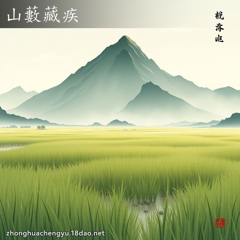 山藪藏疾 配图