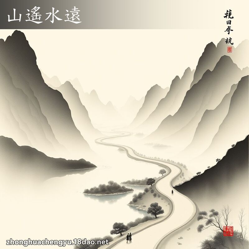 山遙水遠 配图