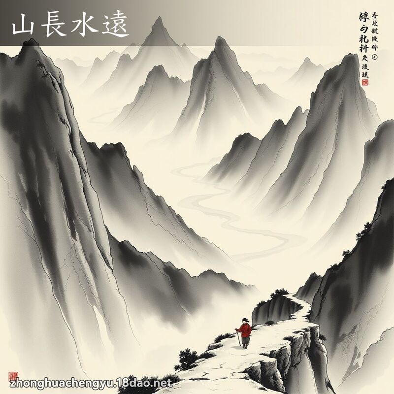 山長水遠 配图