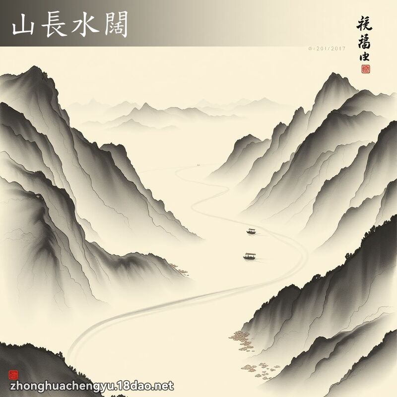 山長水闊 配图