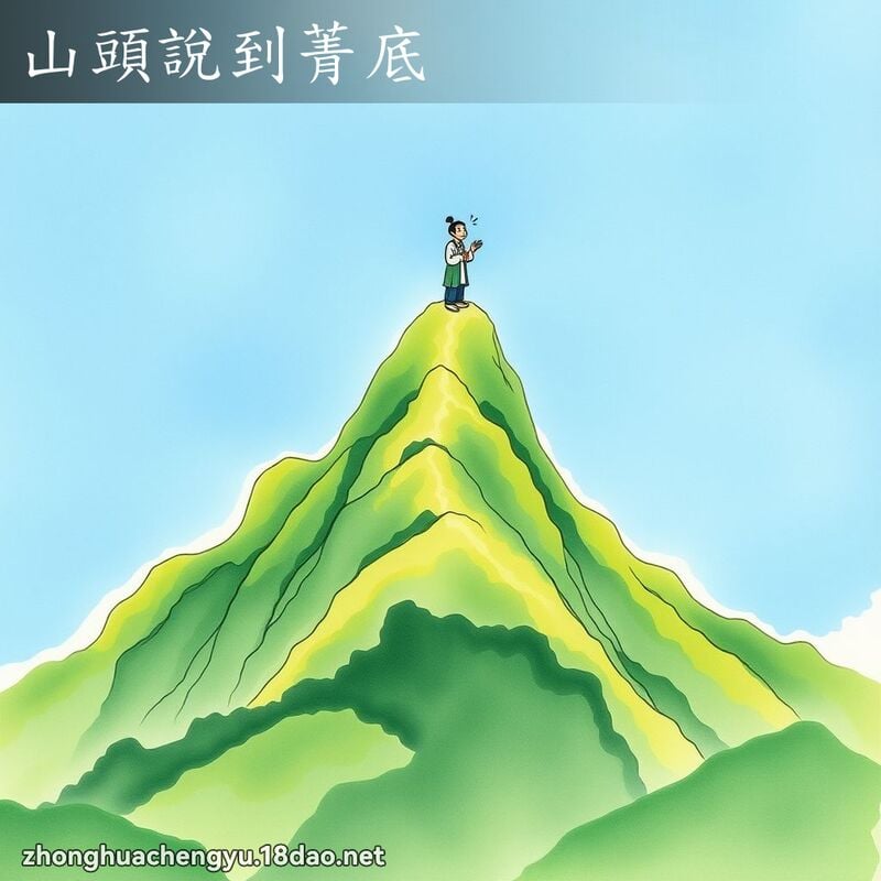 山頭說到菁底 配图