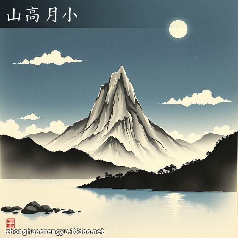 山高月小 配图