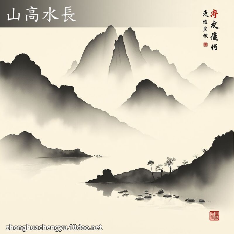 山高水長 配图