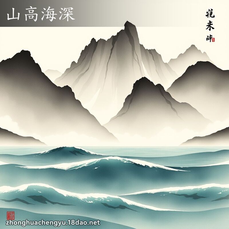 山高海深 配图