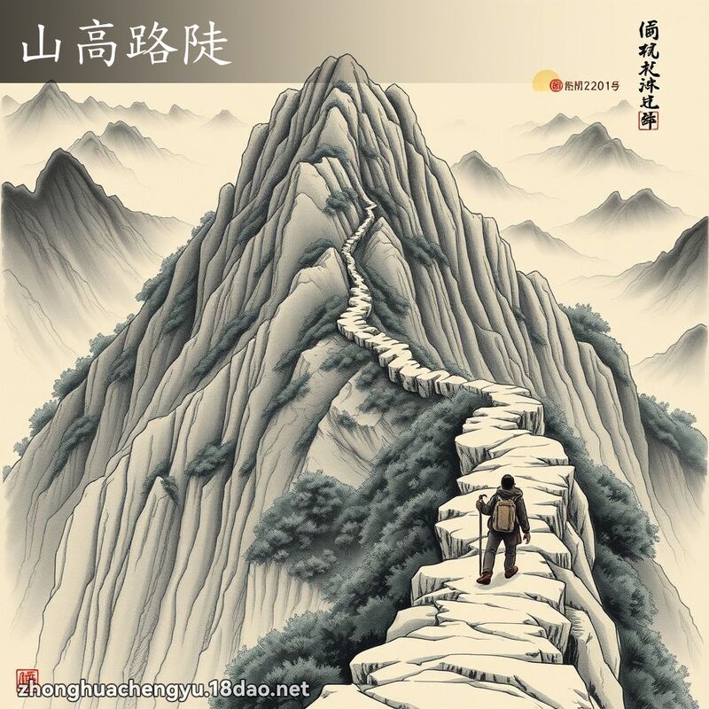 山高路陡 配图