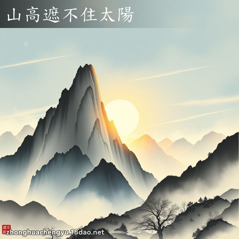 山高遮不住太陽 配图