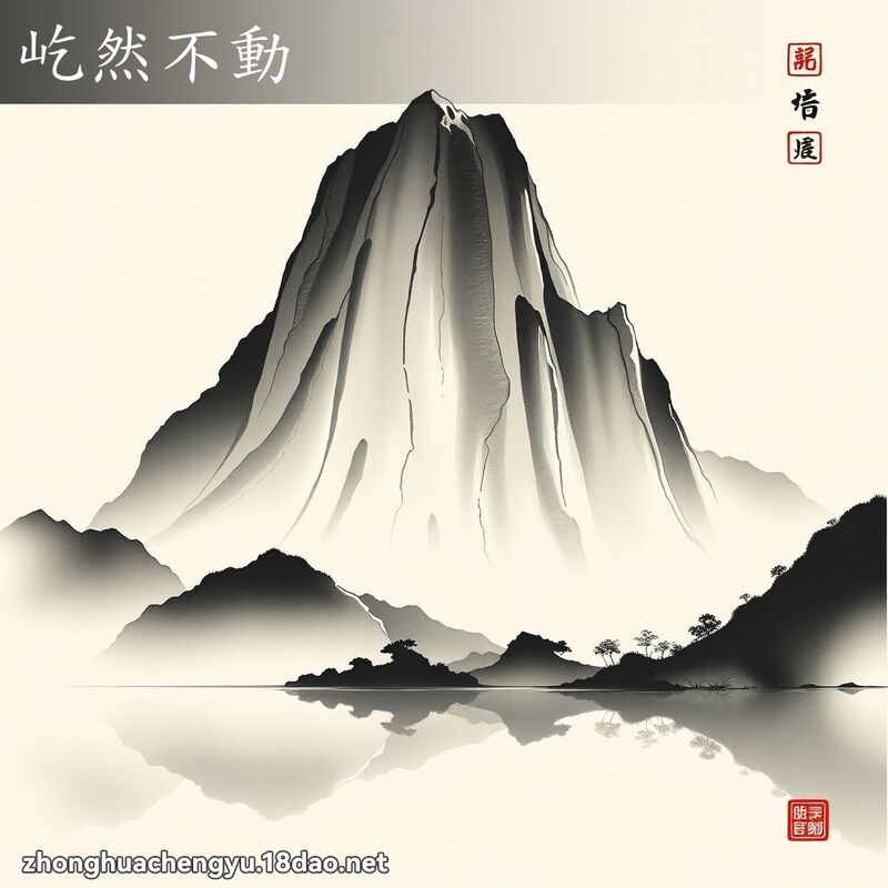 屹然不動 配图