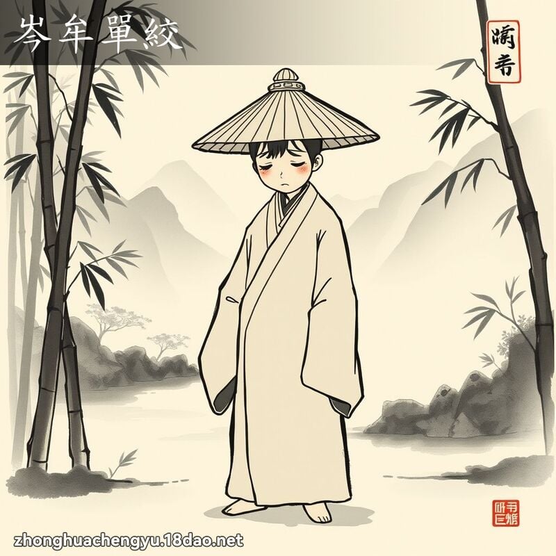 岑牟單絞 配图