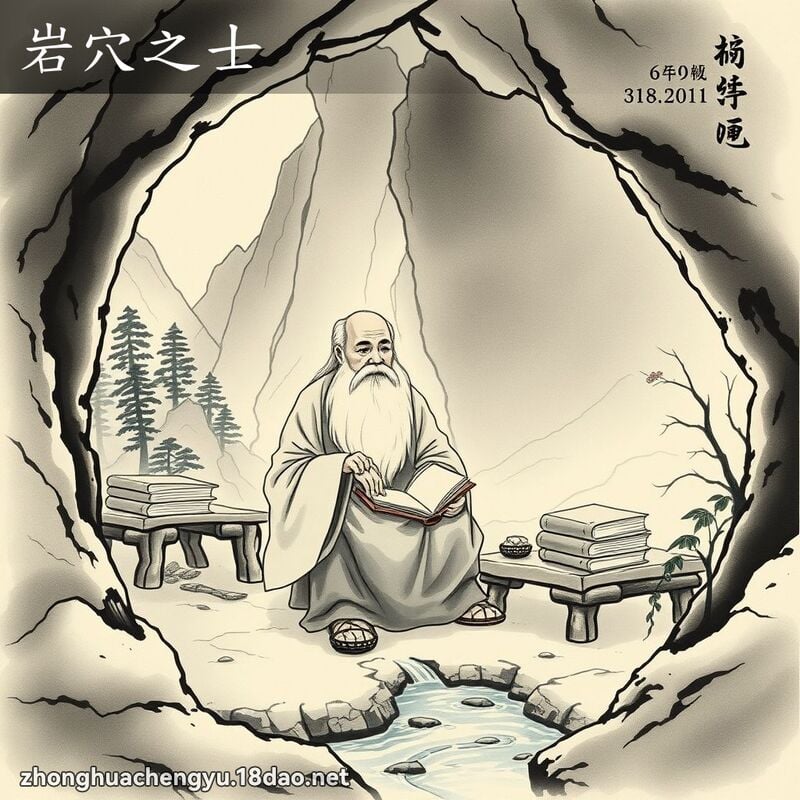岩穴之士 配图