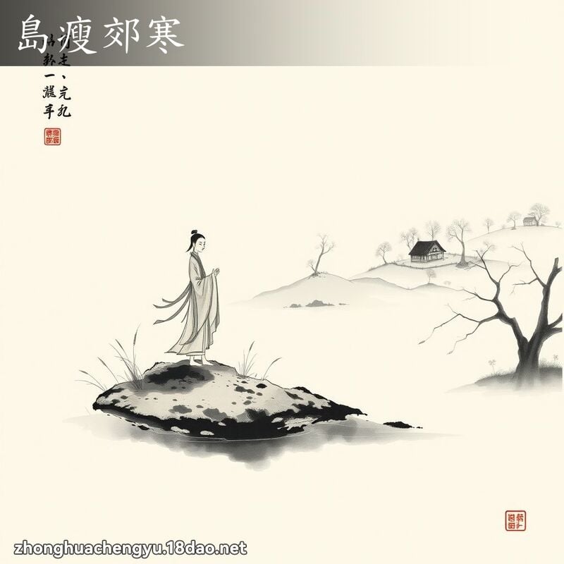 島瘦郊寒 配图