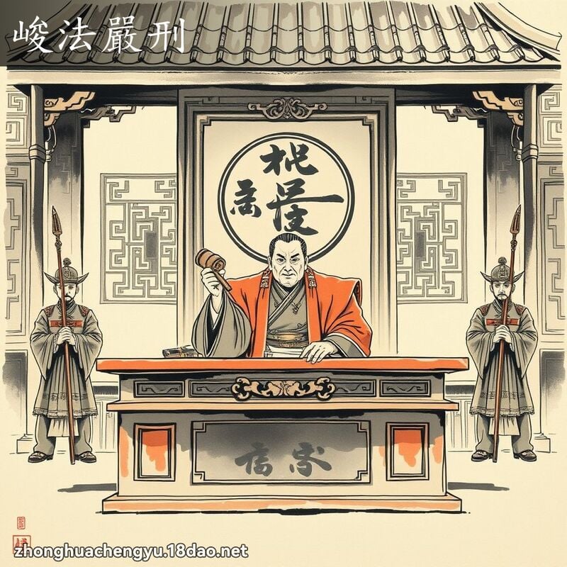 峻法嚴刑 配图