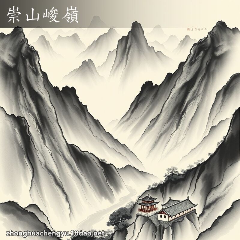 崇山峻嶺 配图