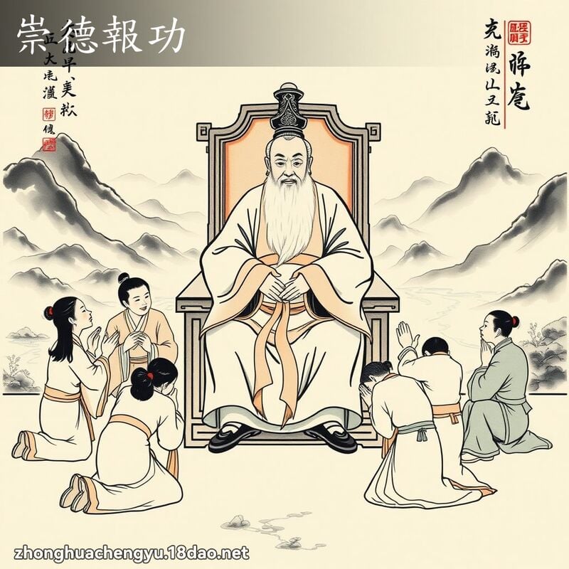 崇德報功 配图