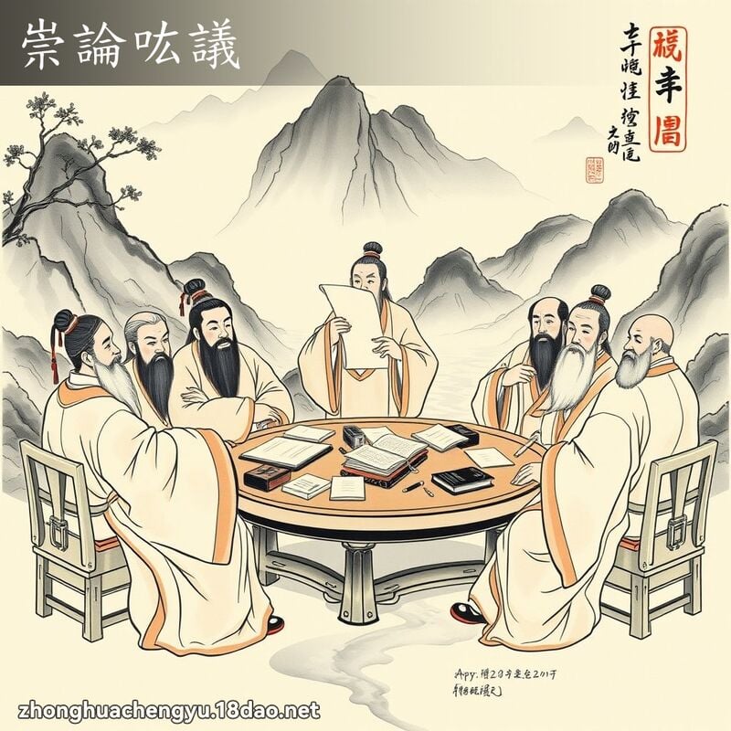 崇論吰議 配图