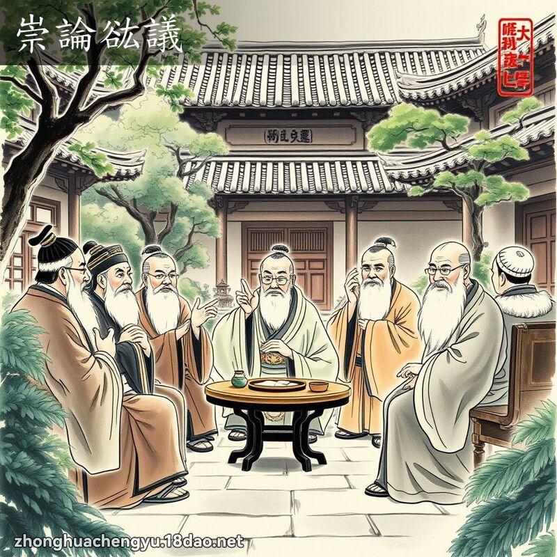 崇論谹議 配图