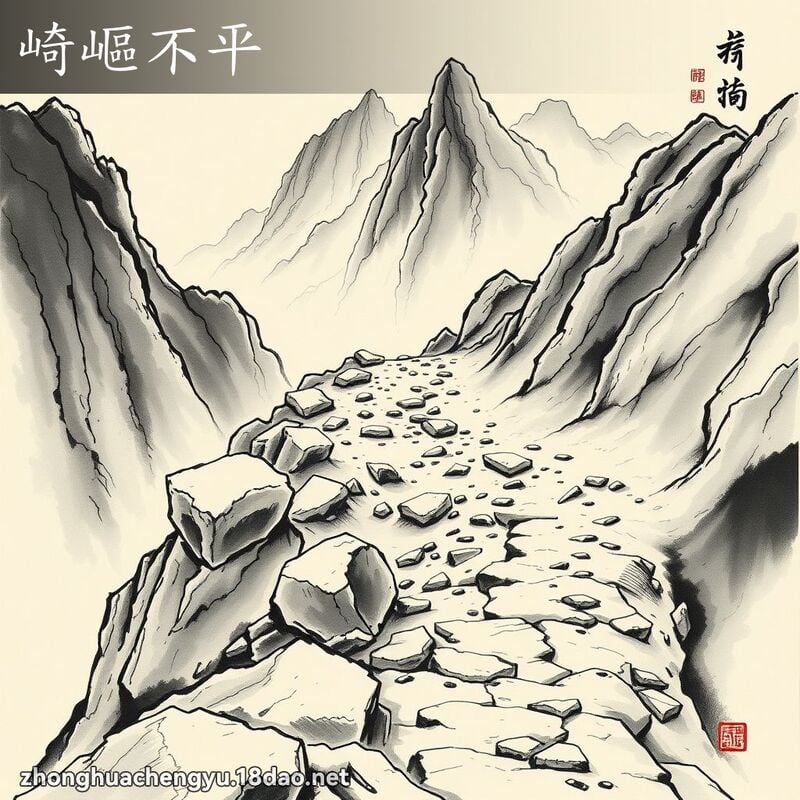 崎嶇不平 配图