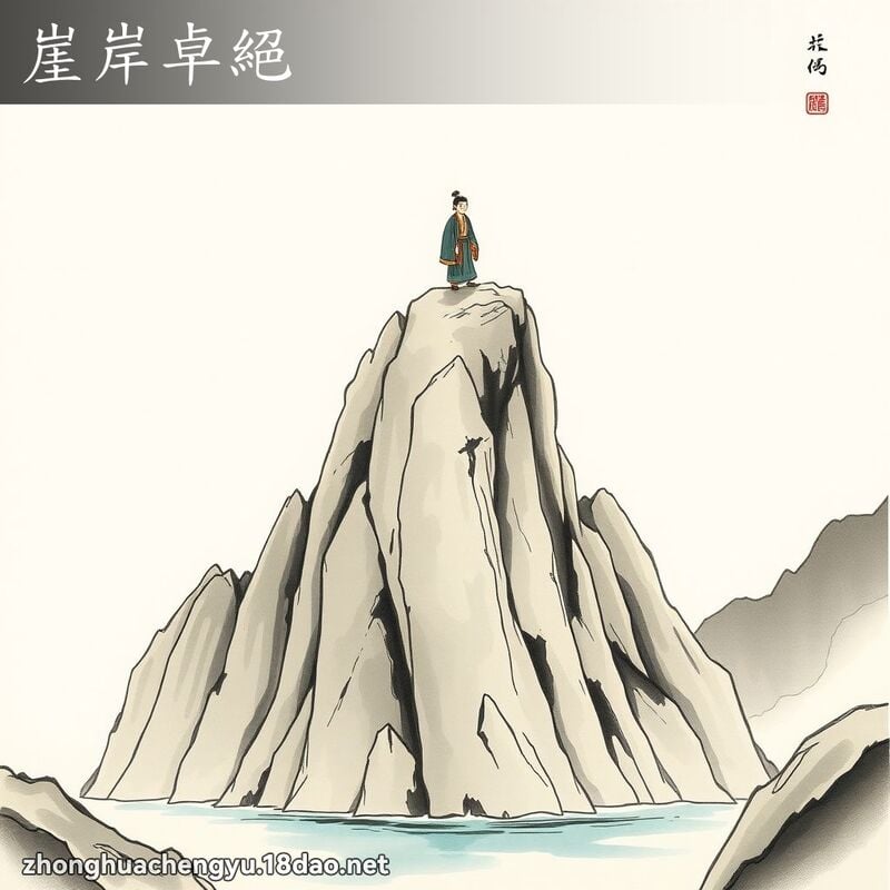 崖岸卓絕 配图