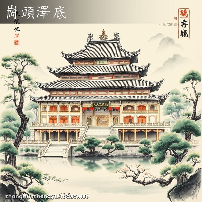 崗頭澤底 配图