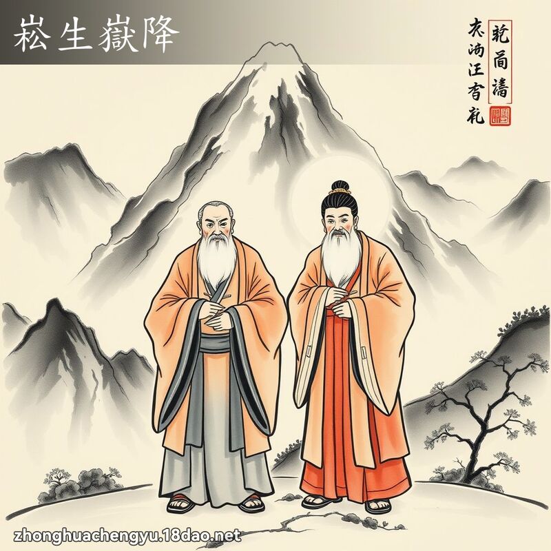 崧生嶽降 配图