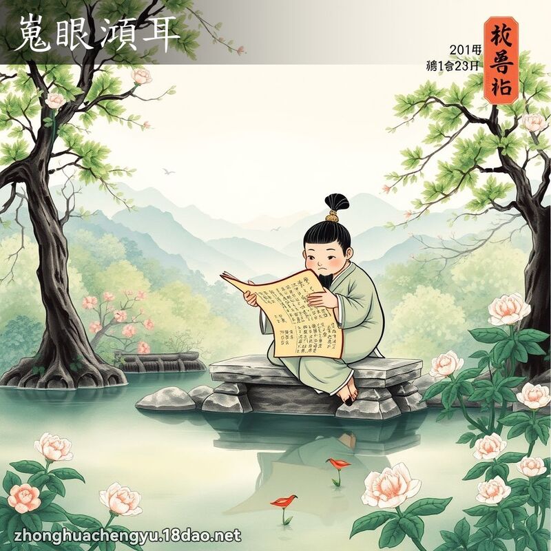 嵬眼澒耳 配图