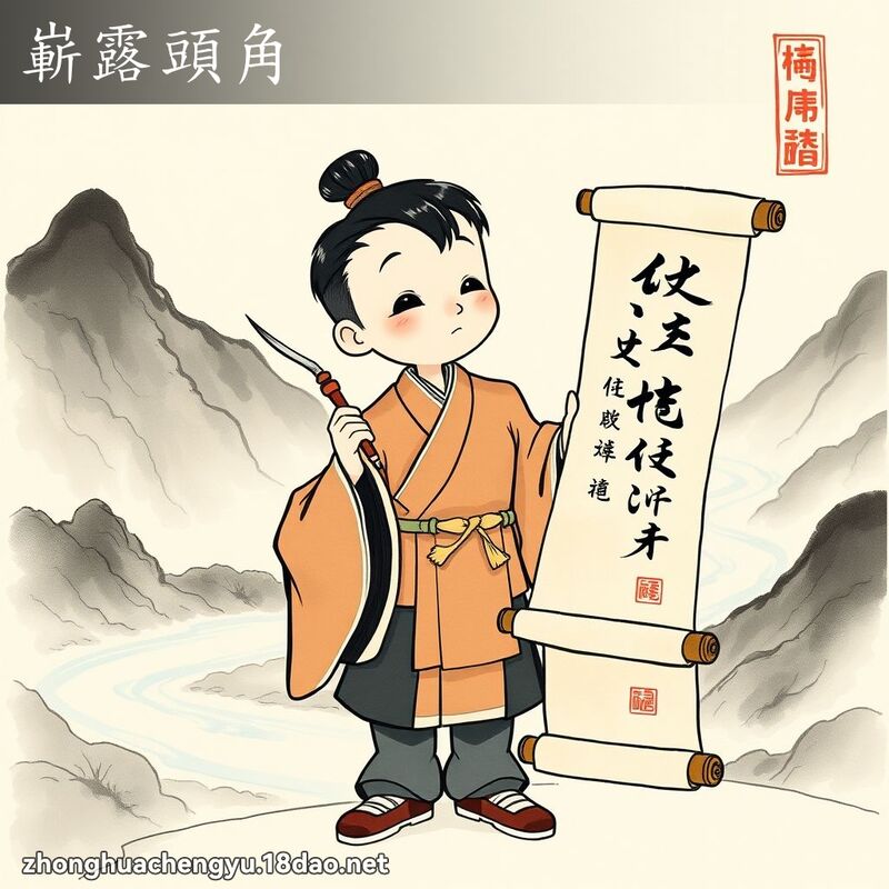 嶄露頭角 配图