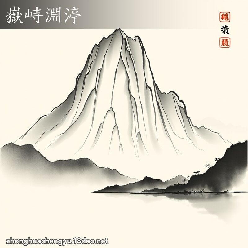 嶽峙淵渟 配图