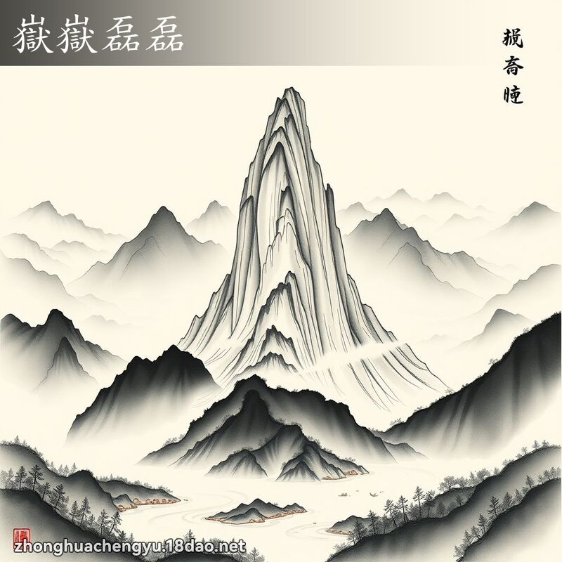 嶽嶽磊磊 配图