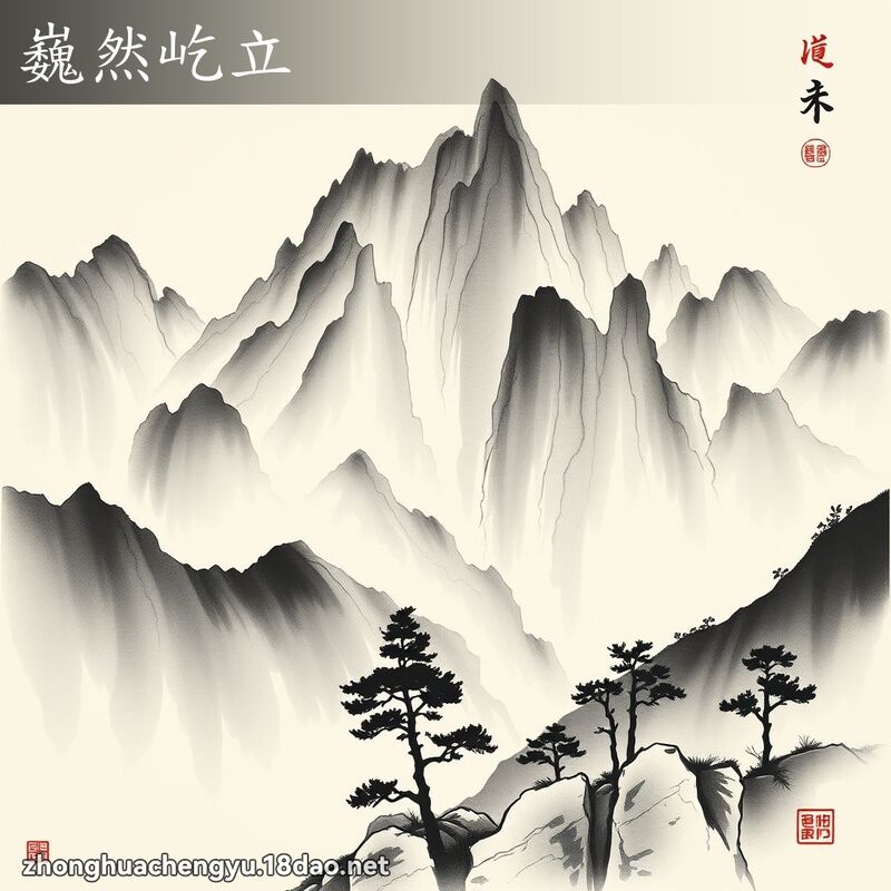 巍然屹立 配图