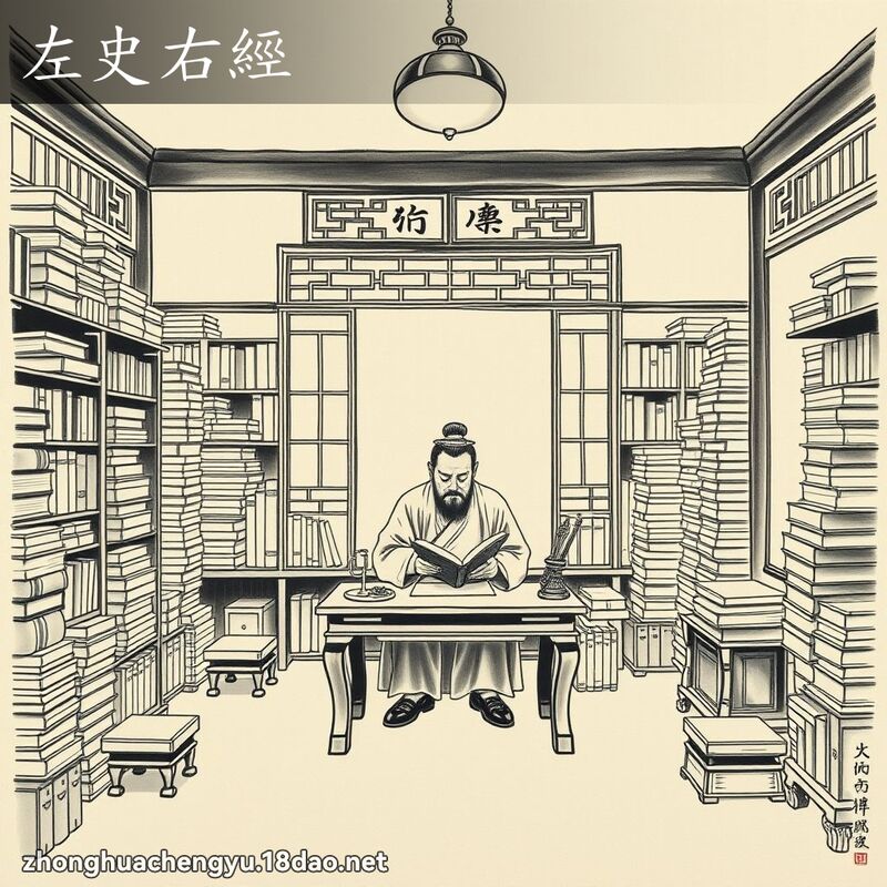 左史右經 配图