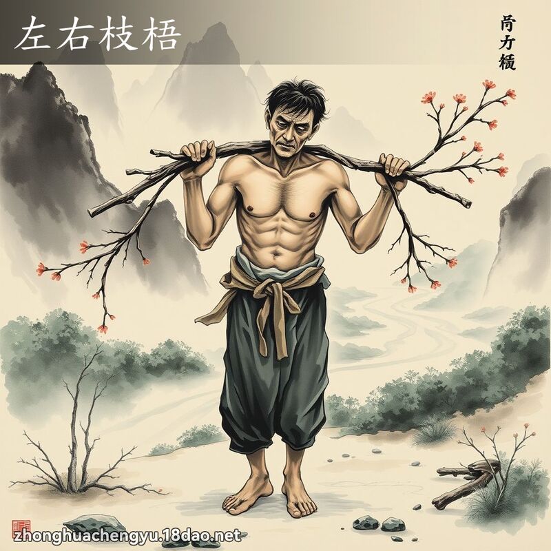 左右枝梧 配图