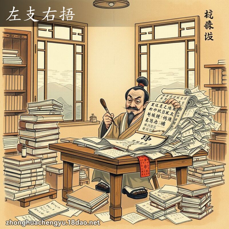 左支右捂 配图