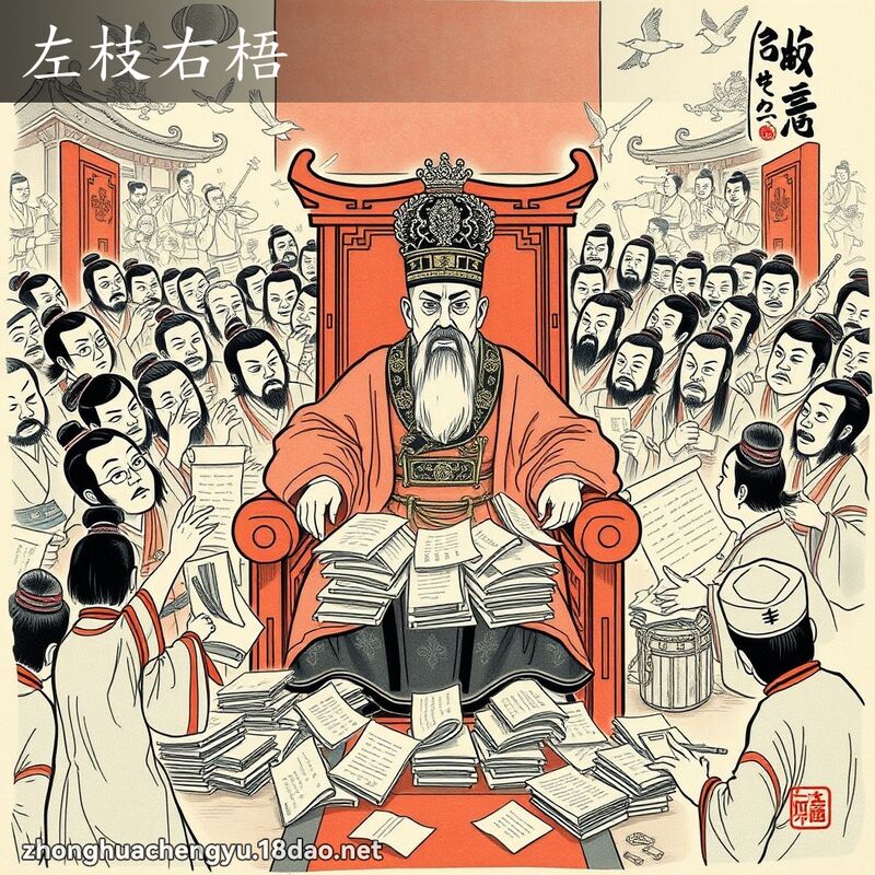 左枝右梧 配图