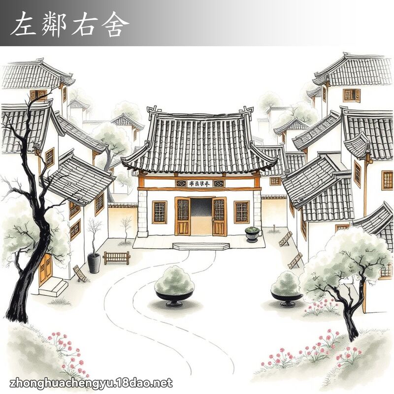 左鄰右舍 配图