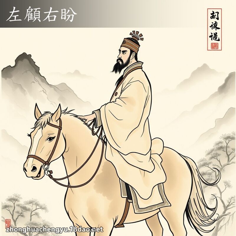 左顧右盼 配图