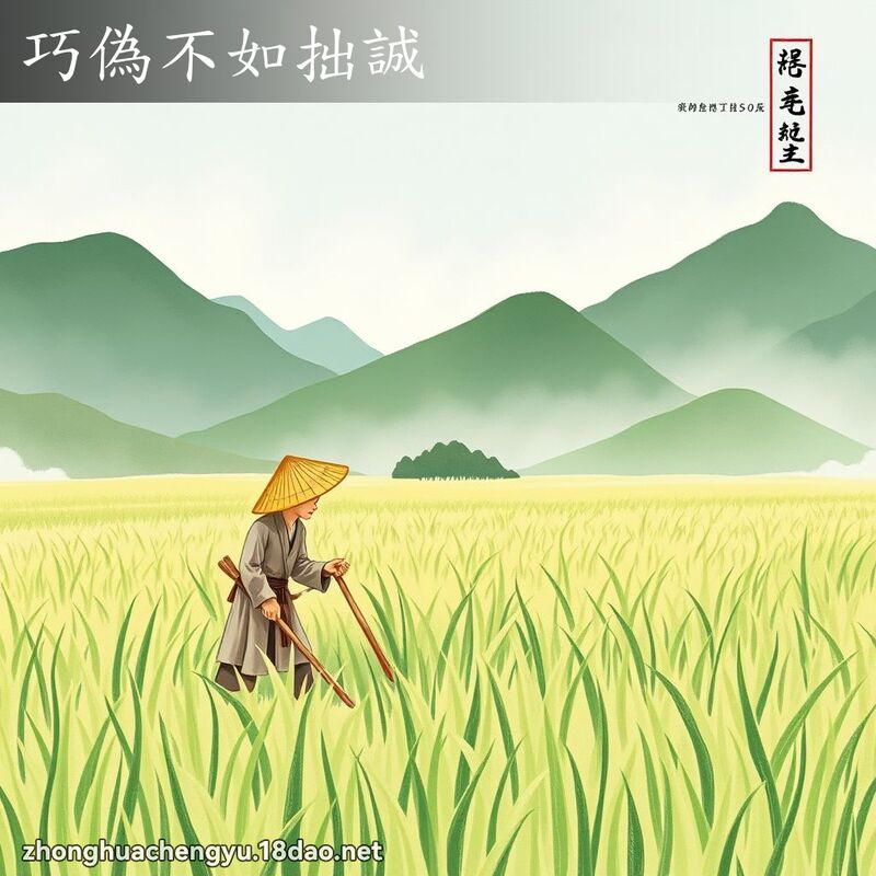 巧偽不如拙誠 配图