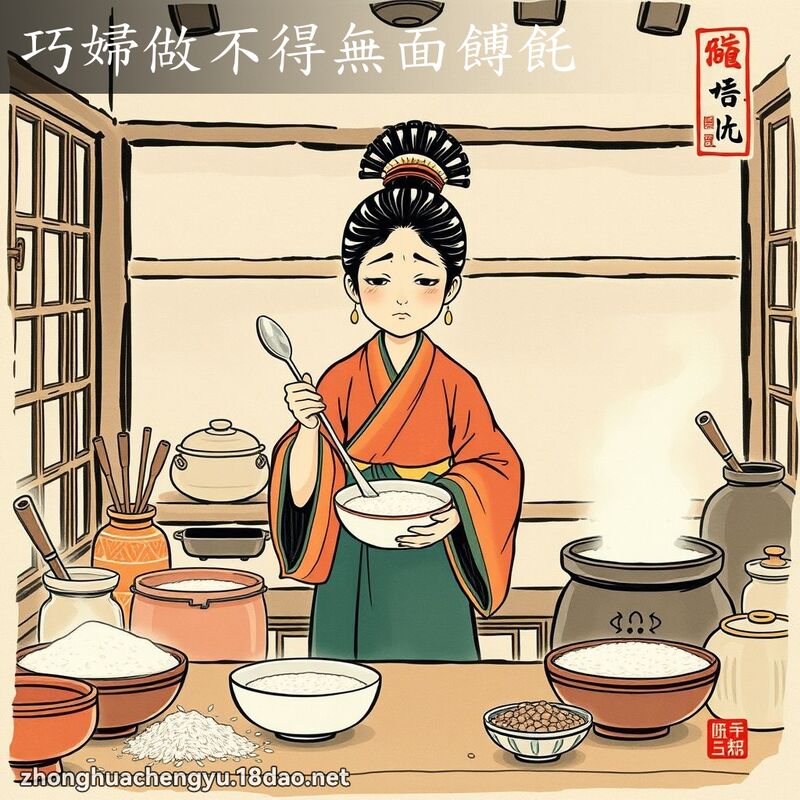 巧婦做不得無面餺飥 配图