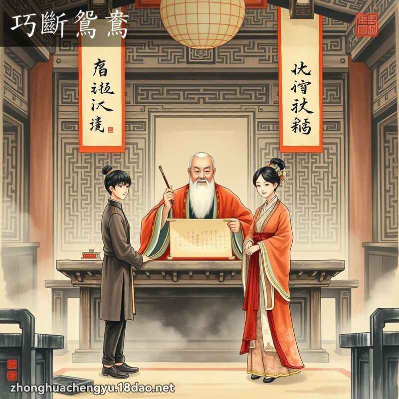巧斷鴛鴦 配图