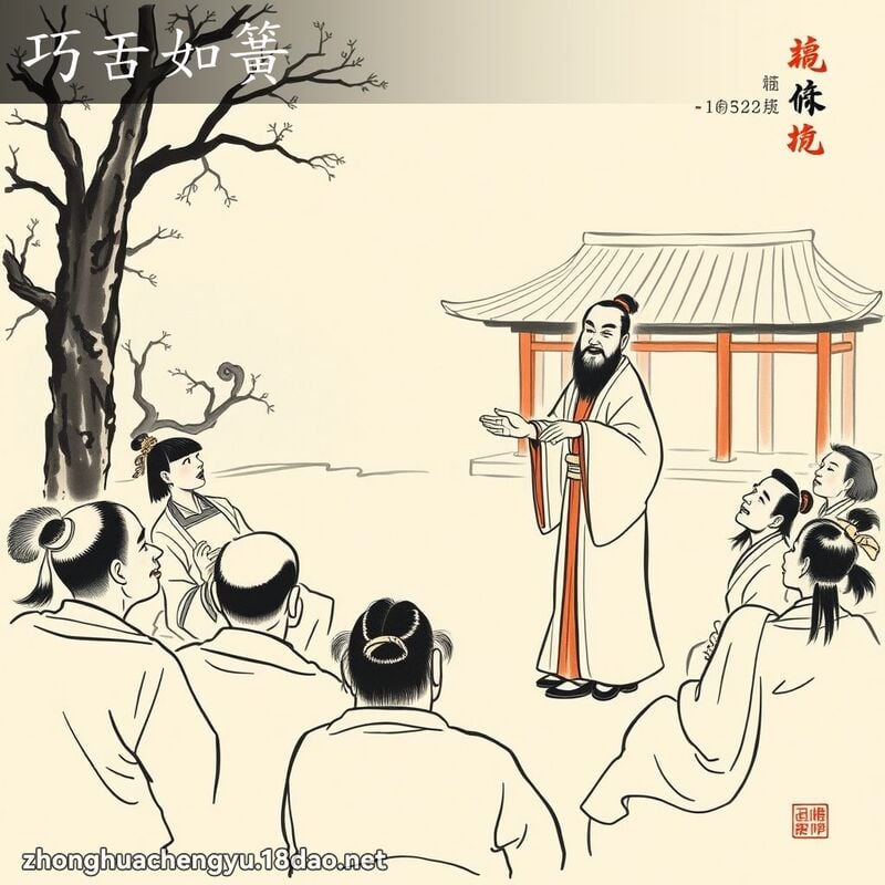 巧舌如簧 配图
