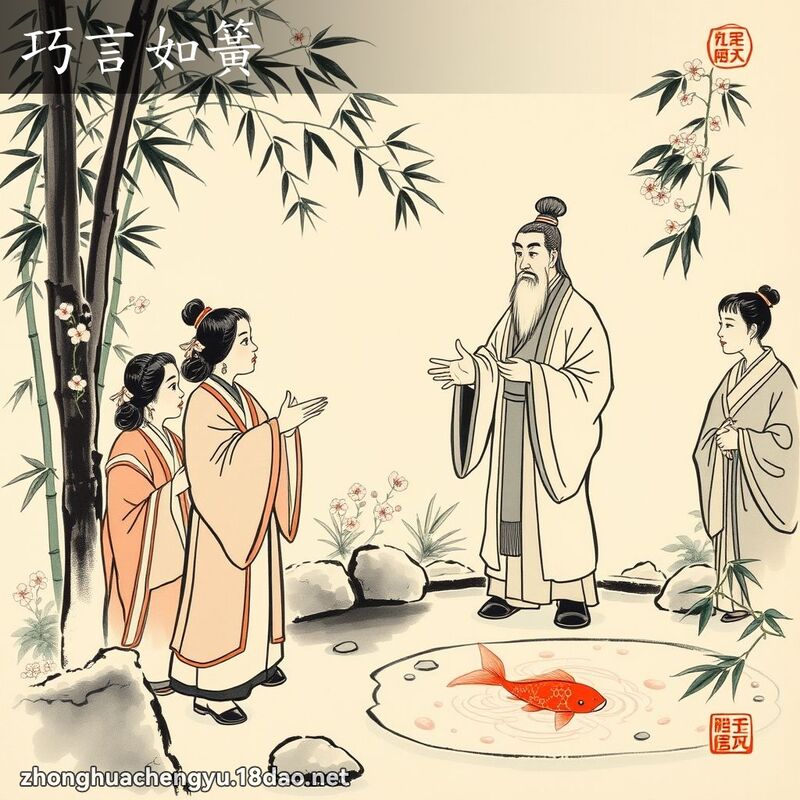 巧言如簧 配图