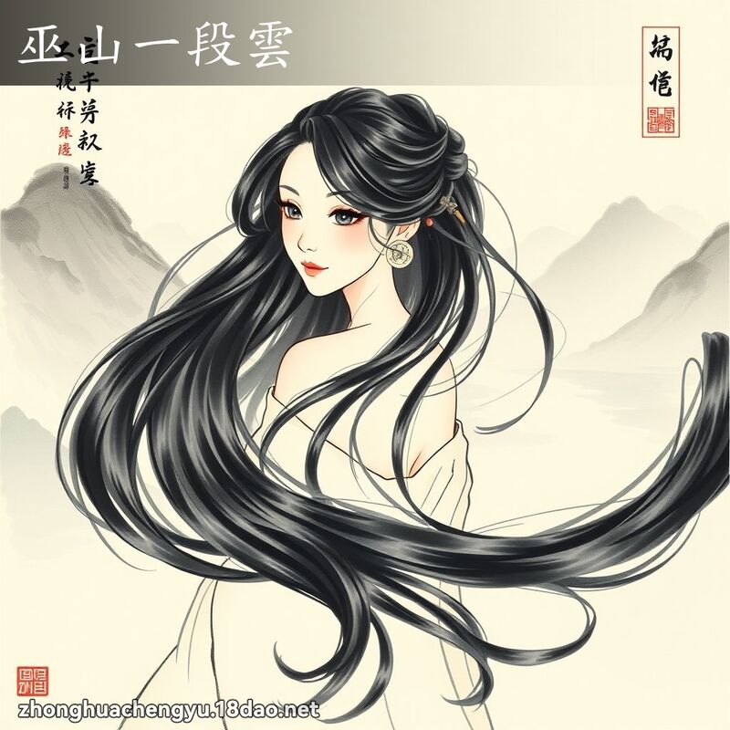 巫山一段雲 - 中華成語配圖