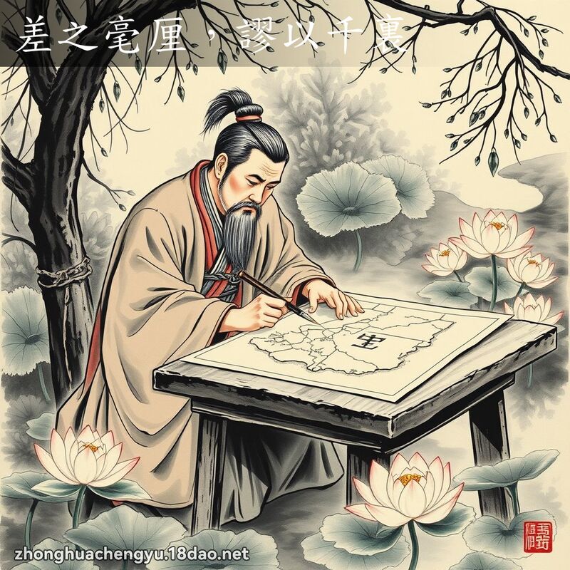 差之毫厘,謬以千裏 配图