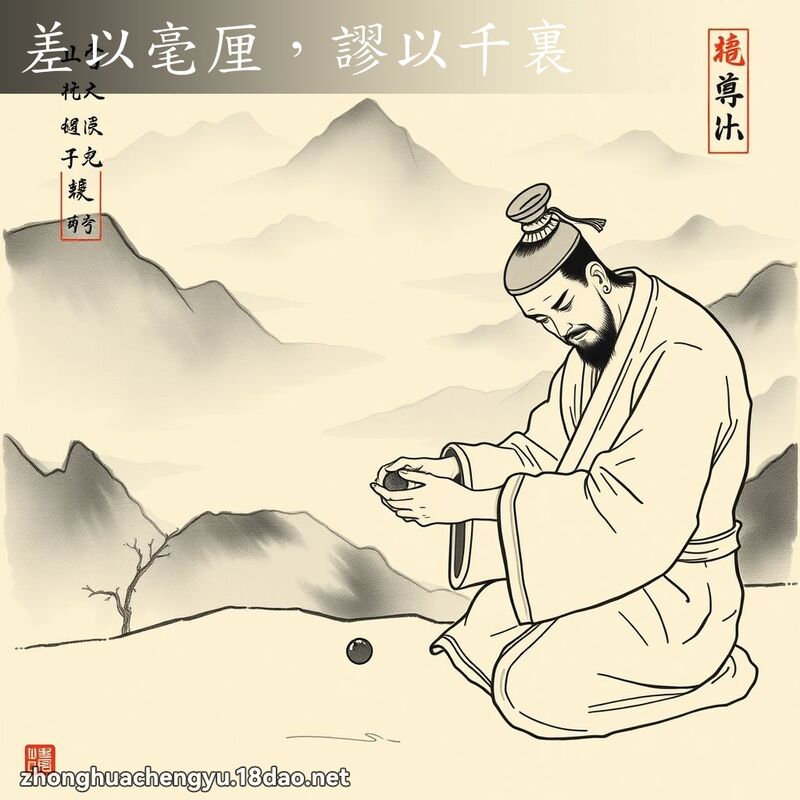差以毫厘,謬以千裏 配图