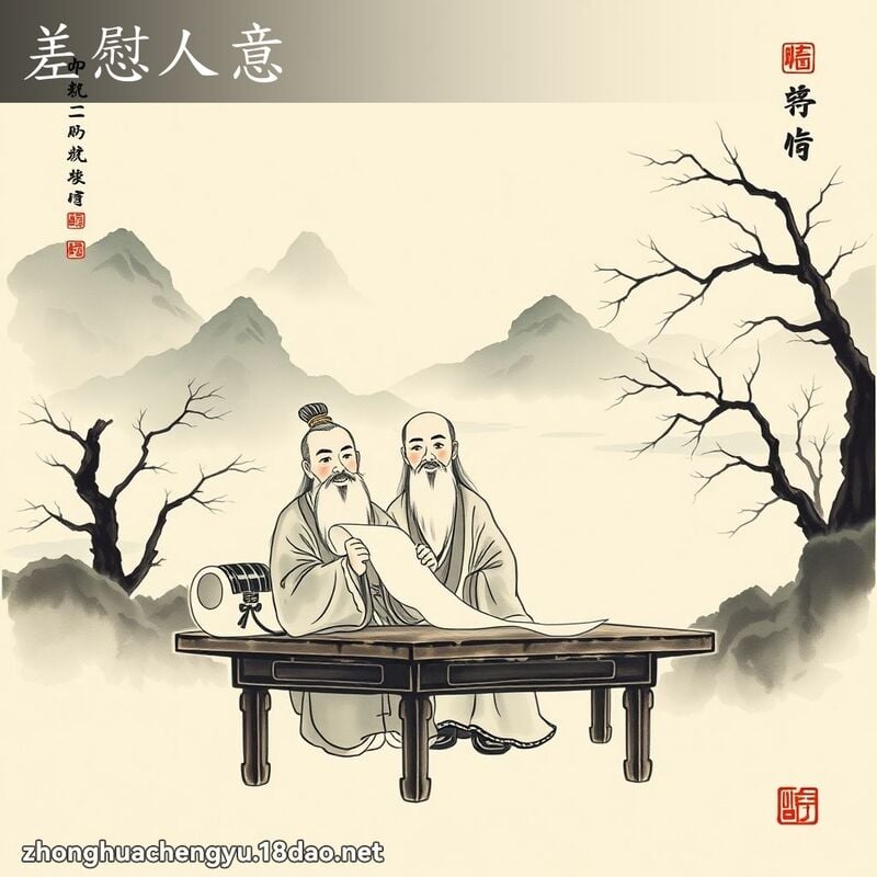 差慰人意 配图