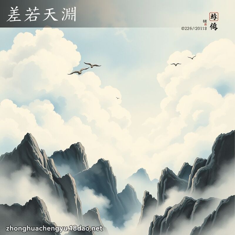 差若天淵 配图