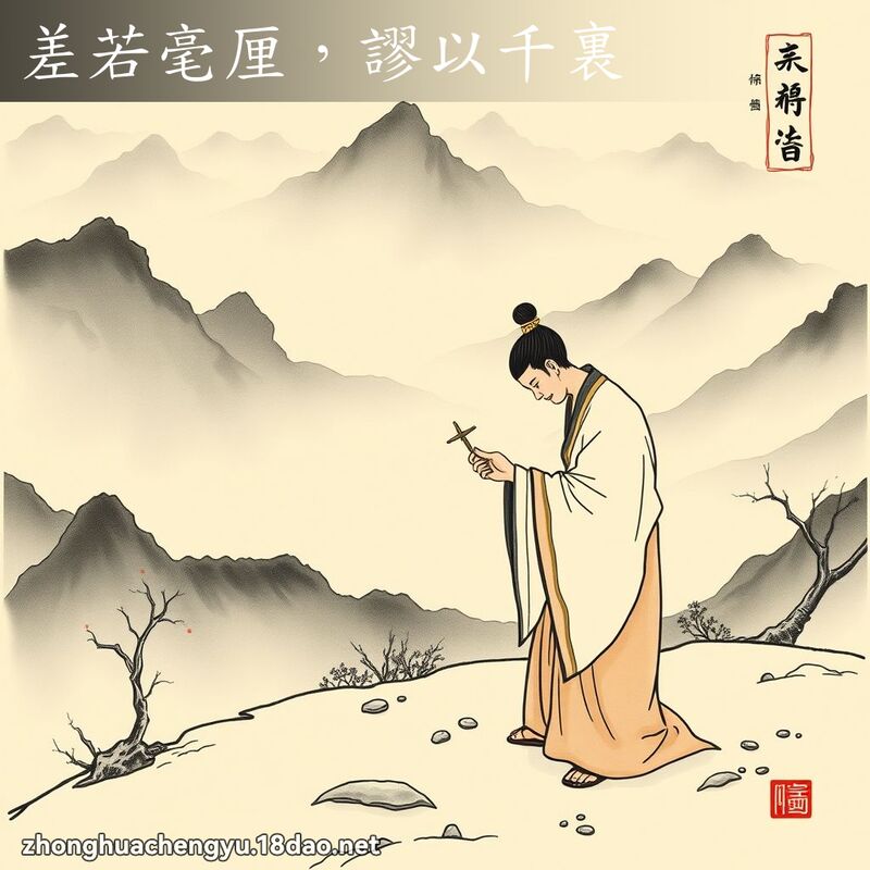 差若毫厘,謬以千裏 配图